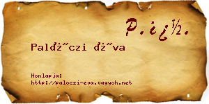 Palóczi Éva névjegykártya